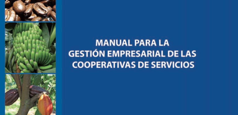 Manual para la Gestión Empresarial de las Cooperativas de servicios