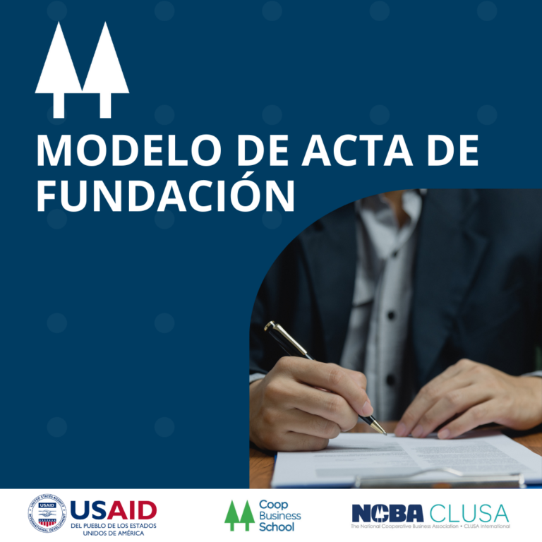 Modelo de Acta de Fundación