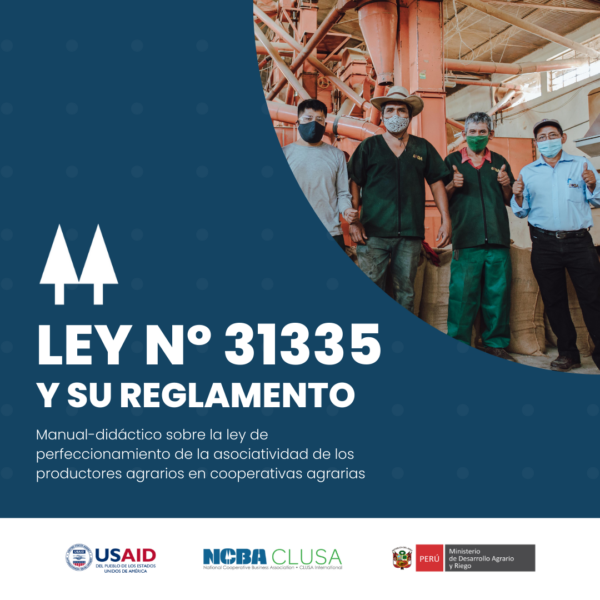 Manual didáctico – Ley 31335 y su Reglamento – Cooperativas Agrarias